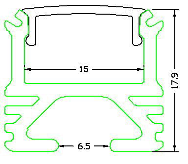 Quality Aluminum LED Profile Slim LIne 80 mm 2