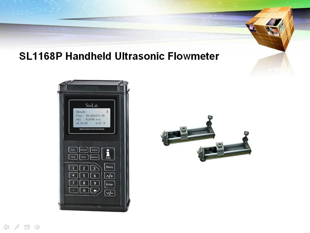 SL1168P Handheld Ultrasonic Water Flowmeter 