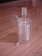 glass condenser  glass funnel    glass instruments