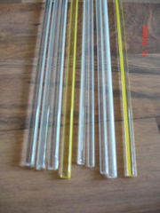 Thermometer glass tube for thermometer