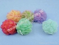 Silk Material Dual Layer Mesh Bath Sponge (YQ1004)