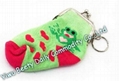 Sock Coin Purse Bag Simple Butterfly