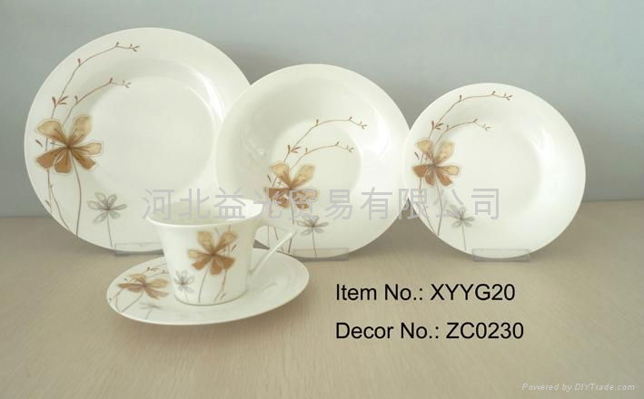 New Bone China dinner ware