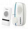 Wireless Doorbell with Remote Control No Need Battery  5