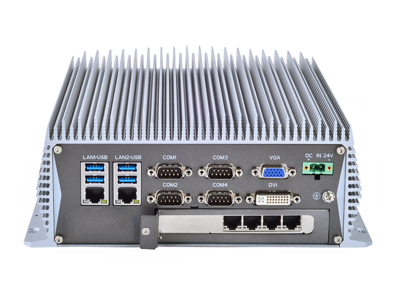 视觉控制器X86主机支持2LAN/4POE/16DIO/4光源 4
