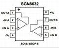 圣邦微低噪声运放SGM8632