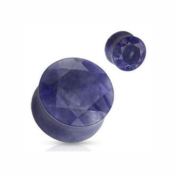 Diamond Cut Faceted Stone Plugs