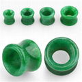 Natural double flared stone Ear Tunnel plugs 3