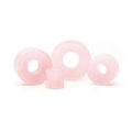 Natural double flared stone Ear Tunnel plugs 4