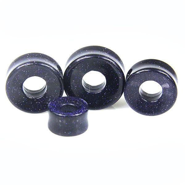 Organic Stone double flared Ear Tunnel plugs 3