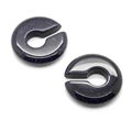 Organic Stone Keyhole Ear Weights