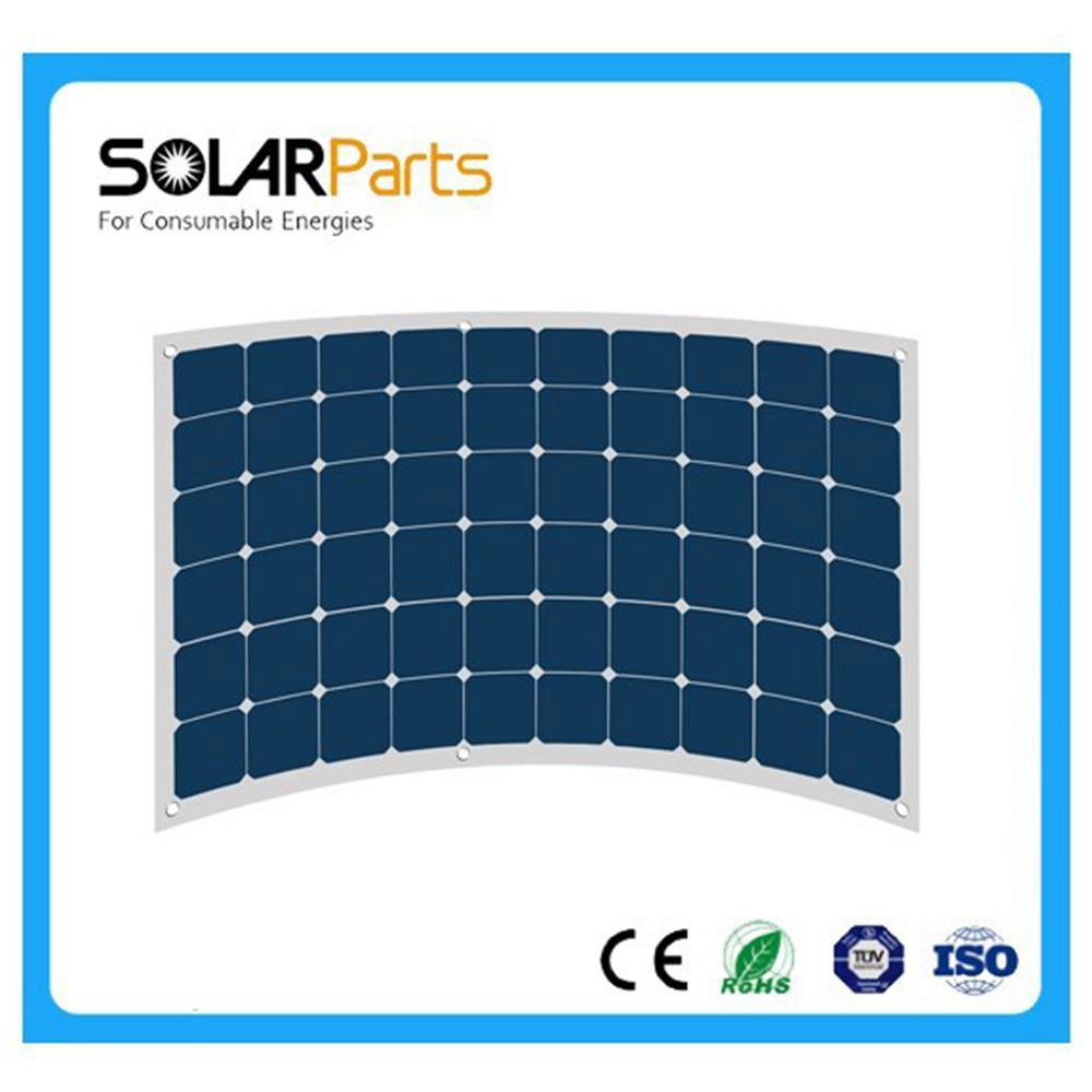 43.7V 200W Semi-Flexible Solar Panel For Car RV Boat 2