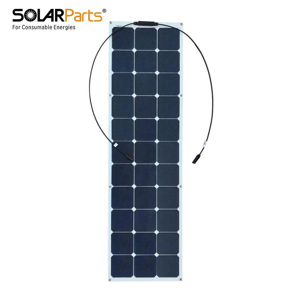 19.4V 108W PET Semi-flexible Solar Panel 