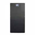 18V100W Mono Flexible 1170*540*3mm Frosted PET Black Backsheet With 