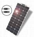 18V / 80W MonoFlexible Solar Panel 1000*500*3mm PET White Backpanel