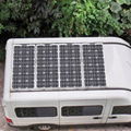 18V / 80W MonoFlexible Solar Panel 1000*500*3mm PET White Backpanel 7