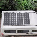 18V / 80W MonoFlexible Solar Panel 1000*500*3mm PET White Backpanel
