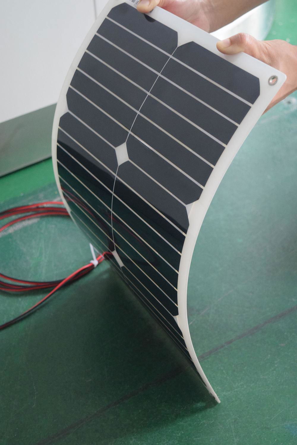  18W 19.4V mono flexible solar panel 434*277*25mm for RV boat 2