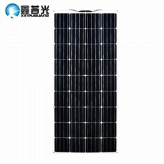 18V 160W Flexible Solar Panel 1465mm*660mm*2.5mm For Marin Car Battery Charge