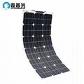 18v 75w High Efficiency Mono Flexible Solar Panel 925*505*2mm for Marine 