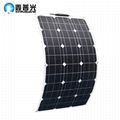 18v 75w High Efficiency Mono Flexible Solar Panel 925*505*2mm for Marine 