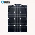  18V50w Mono flexible solar panel 680*550*2mm for boat RVs caravan 2