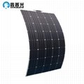 18V50W Semi Flexible Solar Panel 670*535*3mm For Boat RV Car 