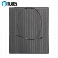 18V 100W Mono Flexible Solar Panel 810*700*3mm Transparent TPT Black Backsheet  1