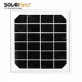 6V4W Monocrystalline Cell Rigid Solar Panel With Aluminum frame 185*195*17MM 