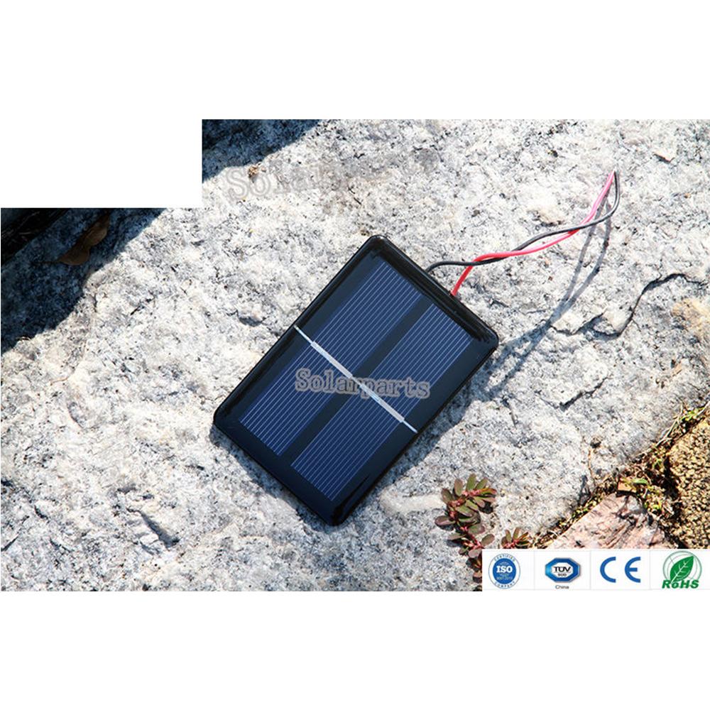 0.5W 500mA  Epoxy Resin Solar Panel 60*90mm  3