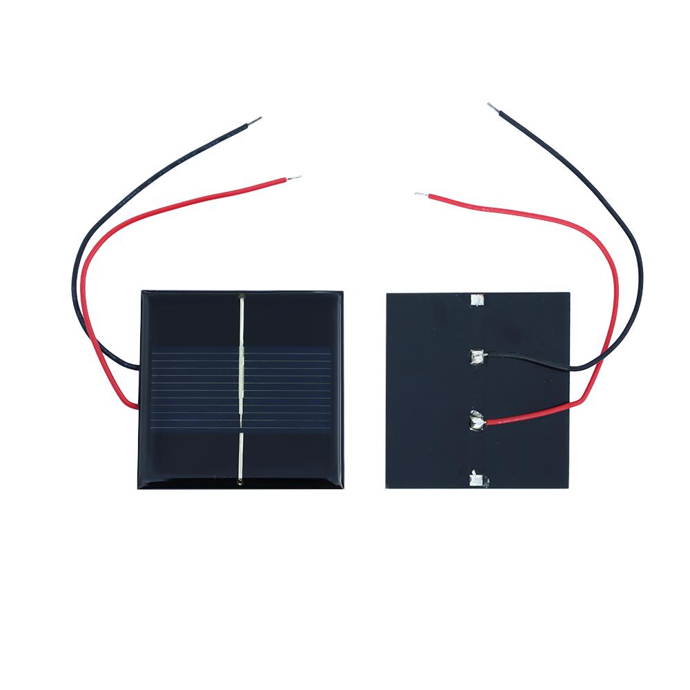 0.45V 400MA Epoxy Resin Solar Panel 60 * 60* 3mm 4