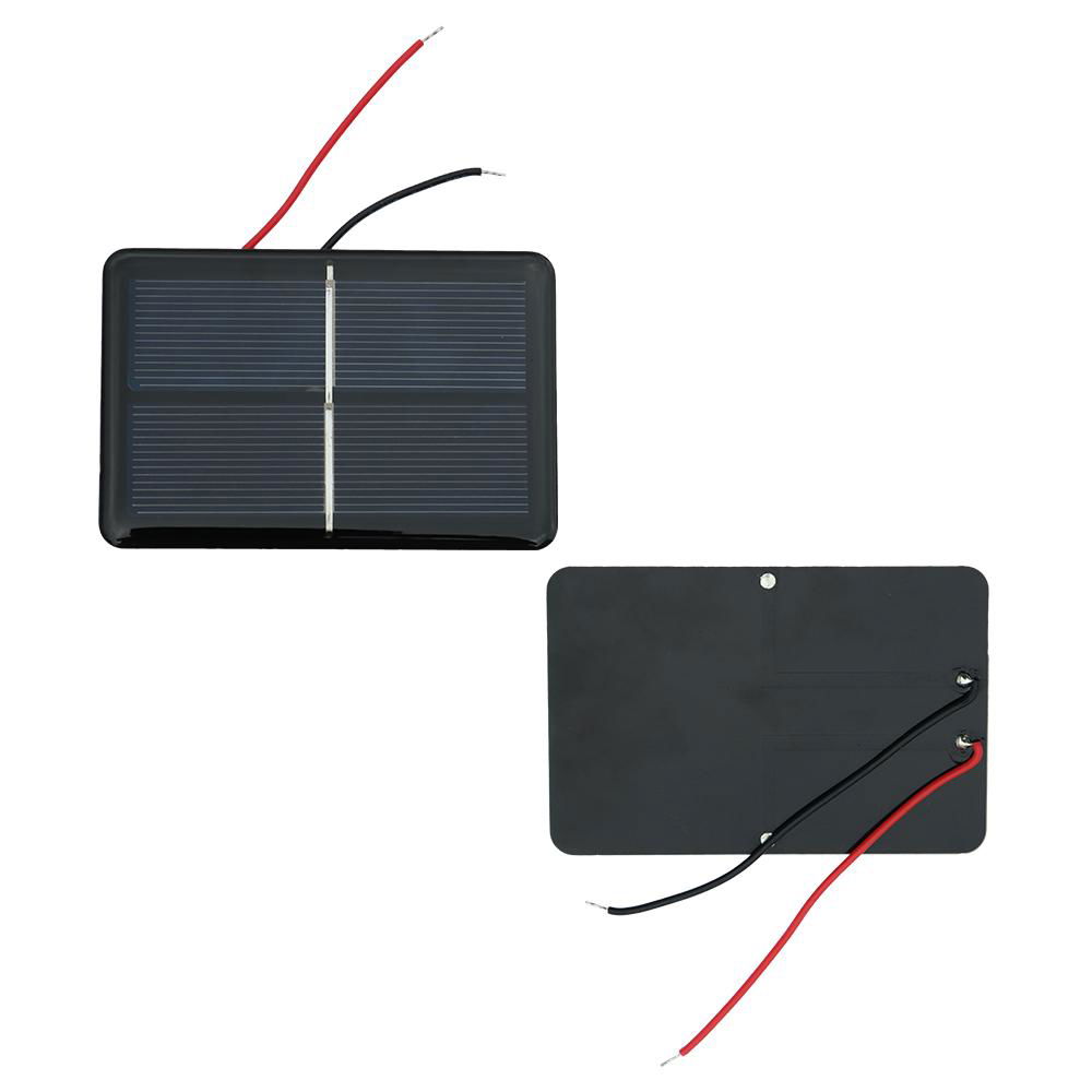 1V 500mA Epoxy Resin Solar Panel 60x90x3mm 3