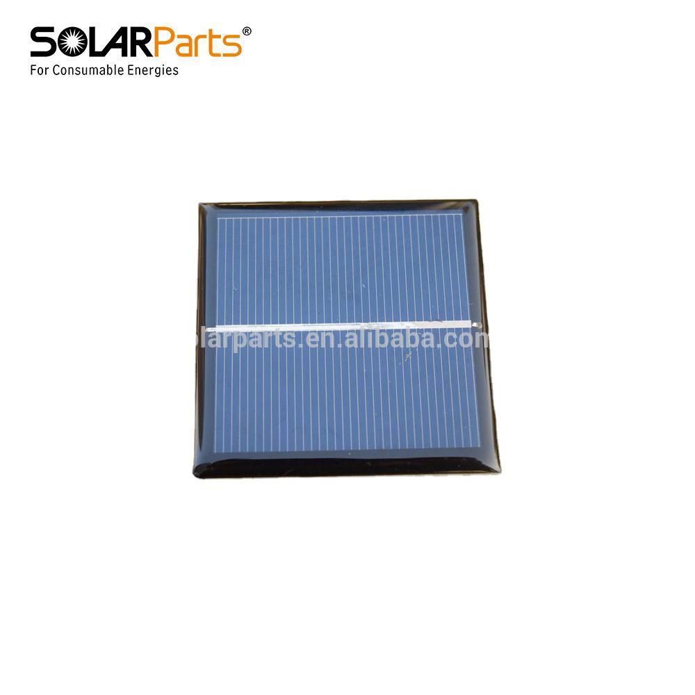 2.5V 0.25W  Epoxy Resin Solar Panel 52*46mm  2