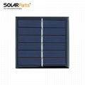 3V 50mA Epoxy Resin Solar Panell 60 * 60