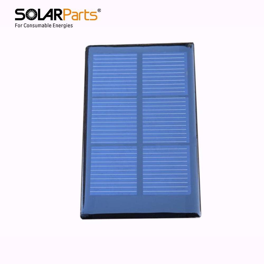 1.5V 550mA Epoxy Resin Solar Panel 62*120mm