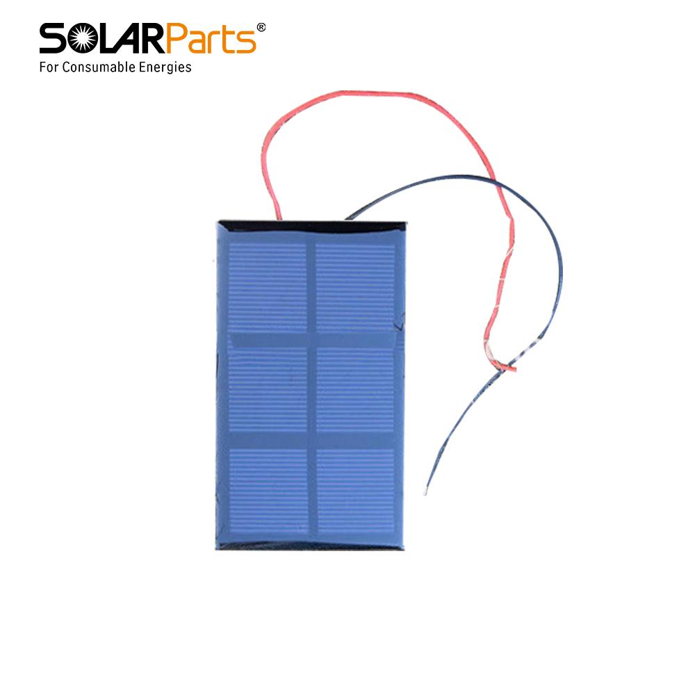 1.5V 400mA Epoxy Resin Solar Panel 62*120*3mm 2