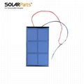 1.5V 400mA Epoxy Resin Solar Panel 62*120*3mm