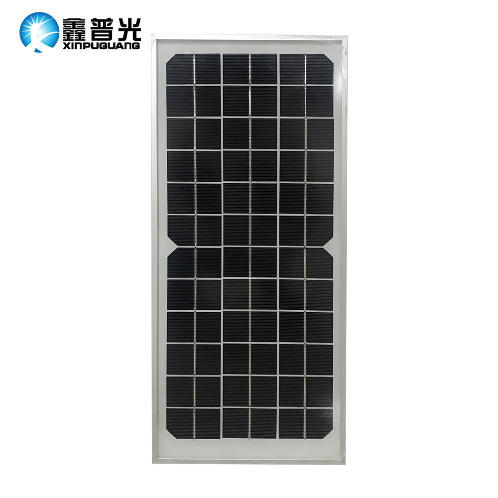 10W 18v Monocrystalline Glass Solar Panel  445x190x25MM 