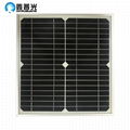 18V / 10W 290 * 275 * 17mm Monocrystalline Glass Solar Panel  1