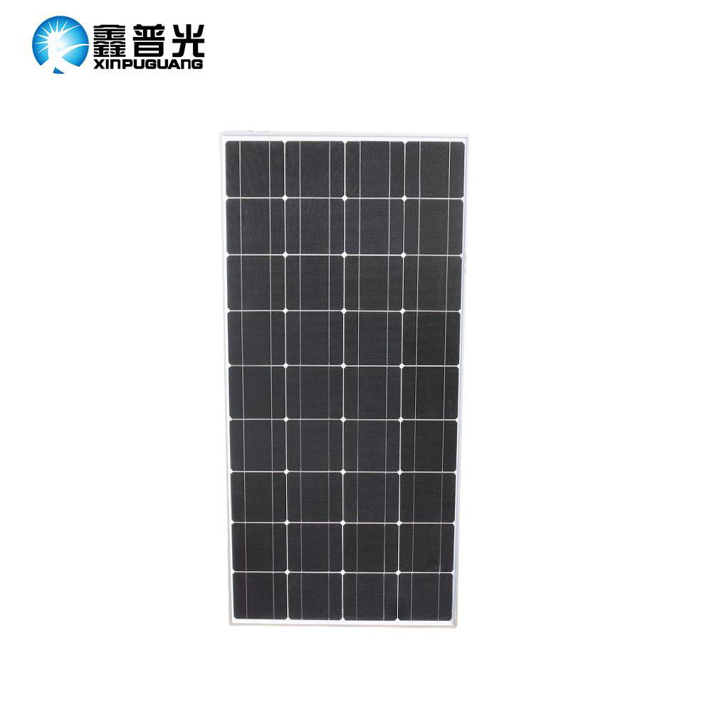 18V90W 1120*530*25mm Monocrystalline Tempered Glass Solar Panel 