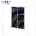 19.4V 18W 434*277*3mm Sunpower Glass Solar Panel  