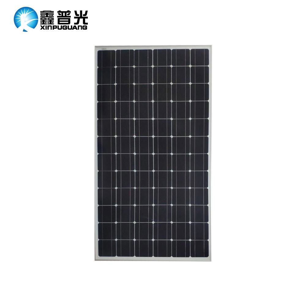 36V/190W 1580*808*35mm Mono Tempered Glass Solar Panel with Junction Box