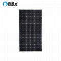 36V/190W 1580*808*35mm Mono Tempered Glass Solar Panel with Junction Box 1