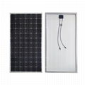 36V/190W 1580*808*35mm Mono Tempered Glass Solar Panel with Junction Box 3