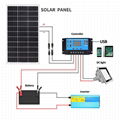  80W/16.5V 970*530*25m Mono Tempered Glass Solar Panel Black Corner Protection  3