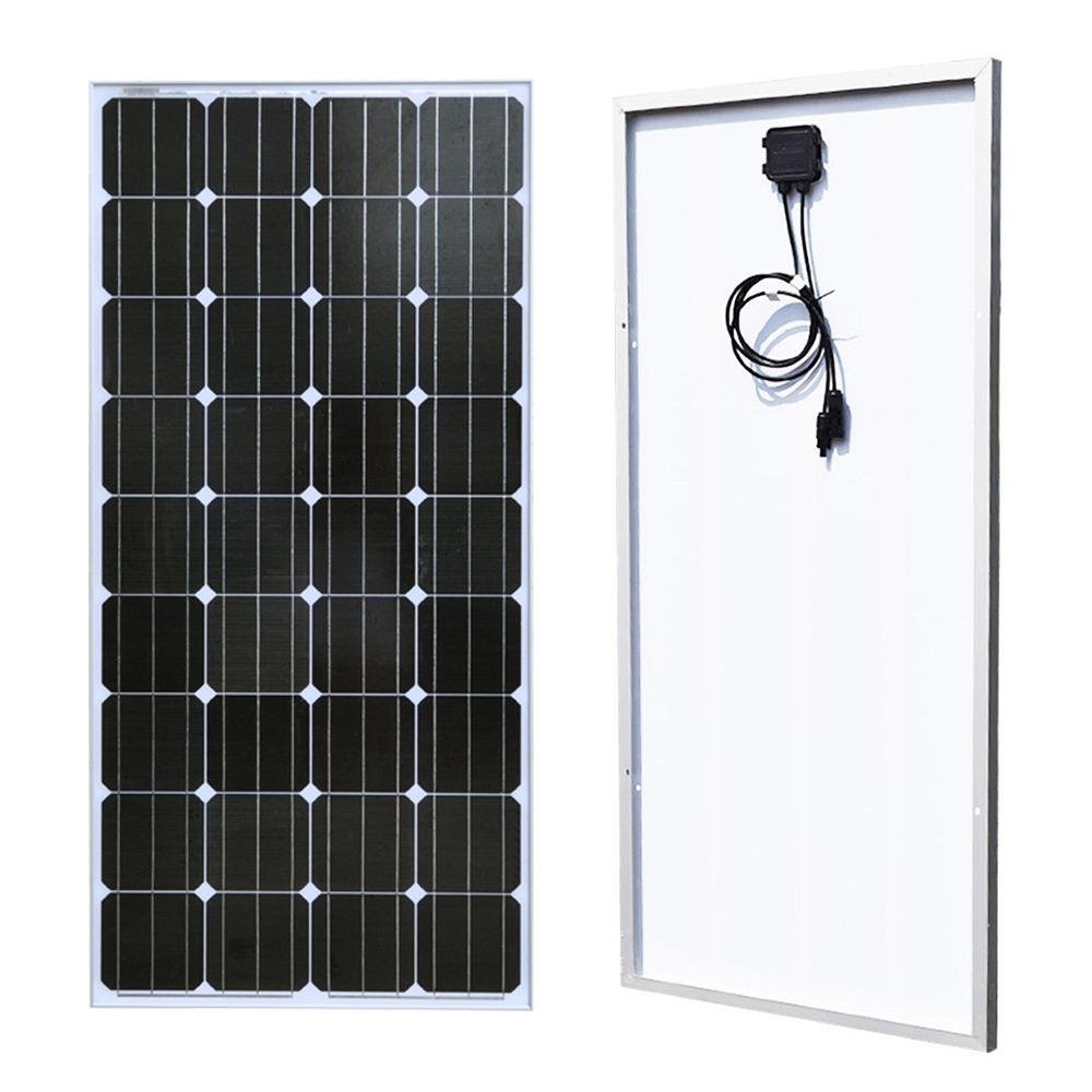  18V 100W 1160*530*25mm Mono Tempered Glass Solar Panel For Outdoor Roof  2