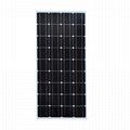  18V 100W 1160*530*25mm Mono Tempered Glass Solar Panel For Outdoor Roof 