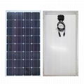 95W 16V 1050*540X30mm MonoTempered Glass Solar Panel WithSilver Frame Junction B 3