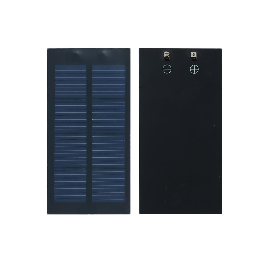 2V/400MA 0.8W  PET Solar Pane   60x 120 x 3 mm 4