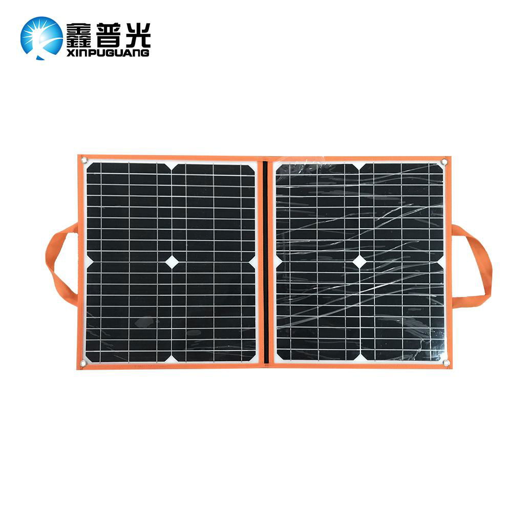 18V 40W Monocrystalline Double Folding Bag 68x41x1cm Frosted PET 